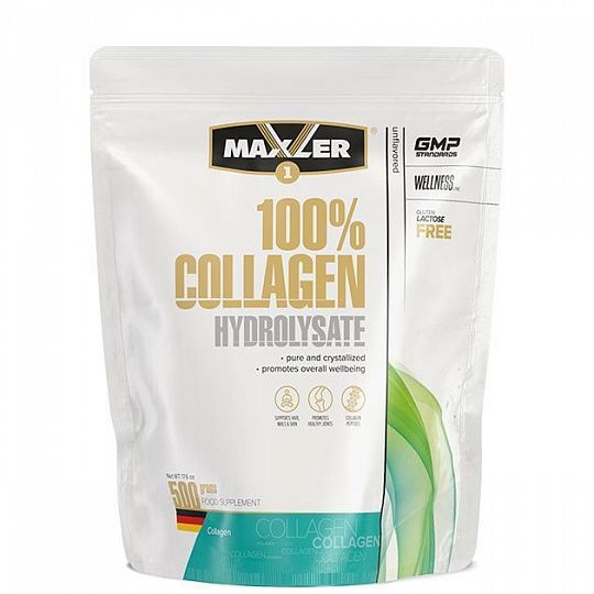 Коллаген 100 % Collagen Hydrolysate 500 g MAXLER