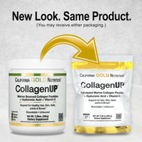 California Gold Nutrition, CollagenUP, marines hydrolysiertes Kollagen + Hyaluronsäure + Vitamin C, geschmacksneutral, 206 g (7,26 oz.)