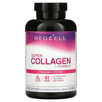 Neocell, Super Collagen + C, 250 Tabletten