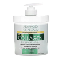 Advanced Clinicals, Collagen Skin Rescue Lotion, 454 g | kollagen.shop  