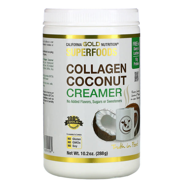 California Gold Nutrition, Superfoods, Kollagen-Kokosnuss-Kaffeeweißerpulver | kollagen.shop