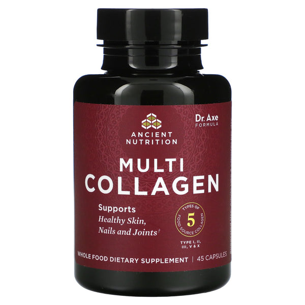 Dr. Axe / Ancient Nutrition, Multi Collagen, 45 Kapseln