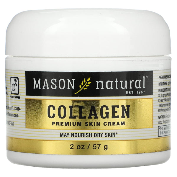 Mason Natural, Collagen Premium Skin Cream, Hautpflegecreme mit Kollagen, 57 g (2 oz.) | kollagen.shop